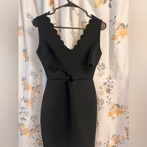 Bodycon Scallop Dress